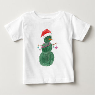 Camiseta Muito um boneco de neve do Natal do cacto