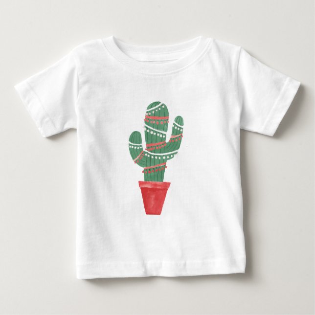 Camiseta Muito uma árvore de Natal do cacto (Frente)