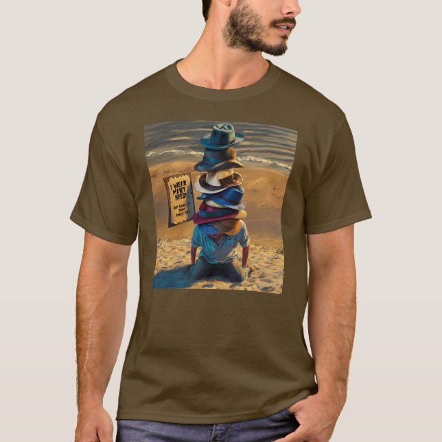 Camiseta Muitos chapéus (Frente)