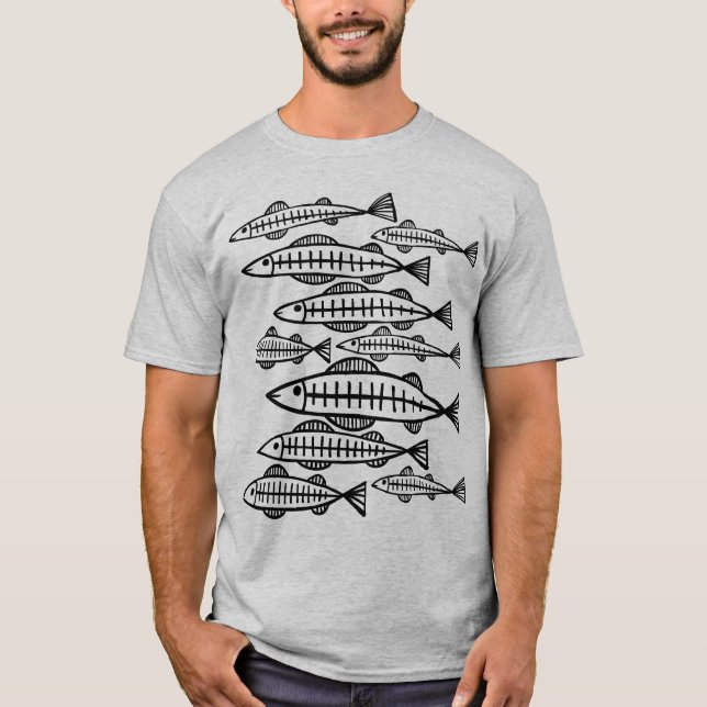 Camiseta Muitos peixes (Frente)