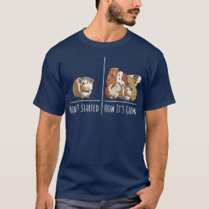 Camiseta Muitos porcos guineenses - Suíno humorístico Guiné