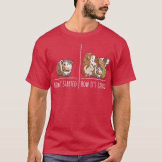 Camiseta Muitos porcos guineenses - Suínos humorísticos