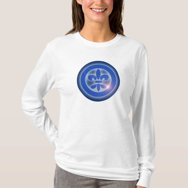 Camiseta Mujer Flor de Lis Ho Oponopono (Frente)