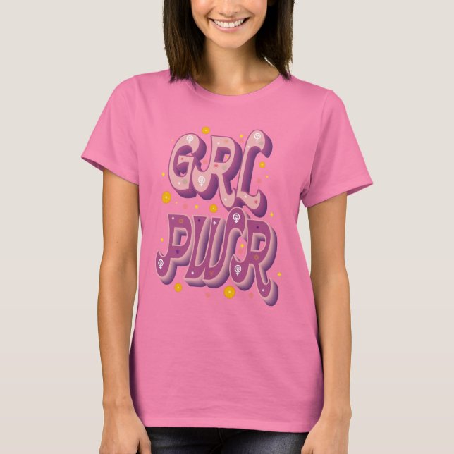Camiseta Mujer GRL PWR (Frente)