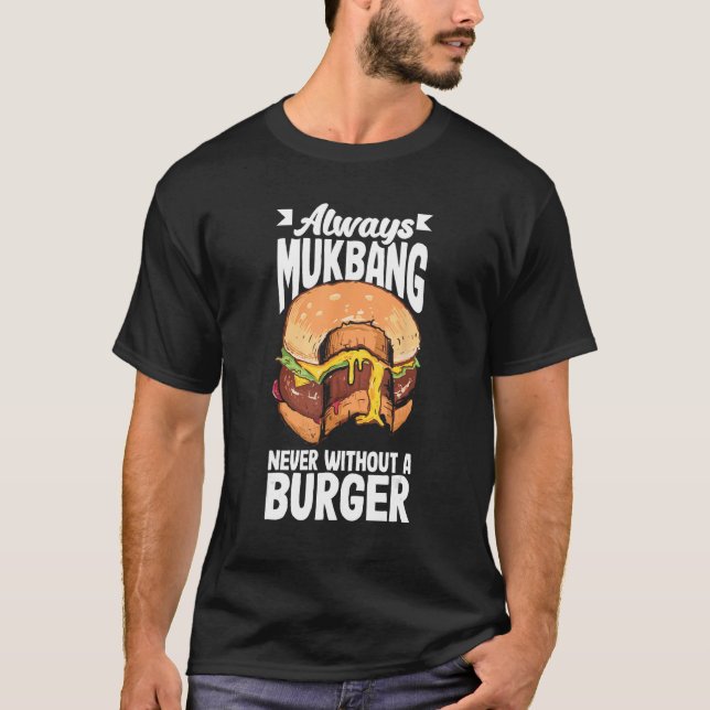 Camiseta Mukbang e Burgers Muckbangers 1 (Frente)