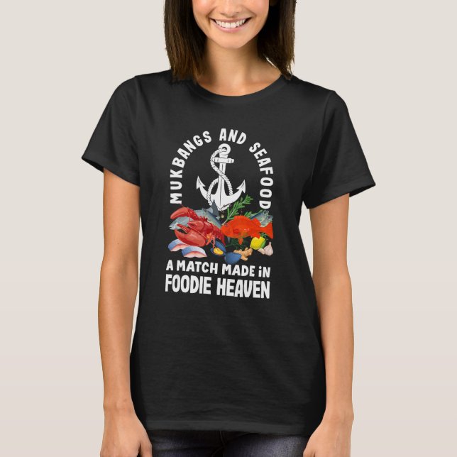 Camiseta Mukbang e marisco 1 (Frente)