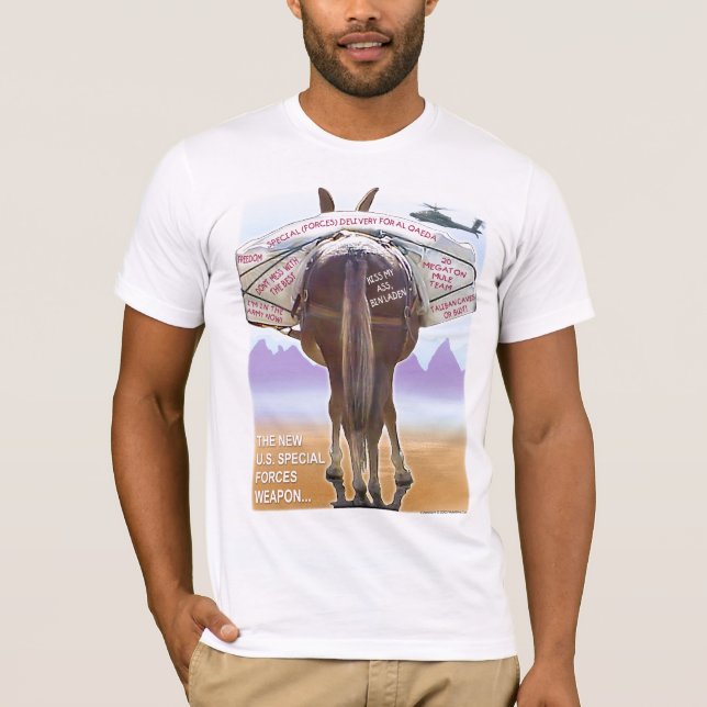 Camiseta Mula do exército de Afeganistão (Frente)