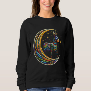 Camiseta Mule Tribal Fazenda - Farmer Donkey Moon