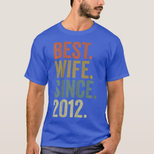 Camiseta Mulher 10º Aniversário de Casamento, Melhor Esposa