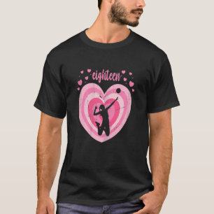 Camiseta Mulher: 18 Anos Garota de Aniversário Gira de Vole