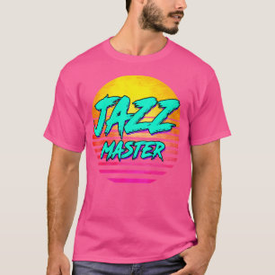 Camiseta Mulher 1980S Retro Jazz Mestre