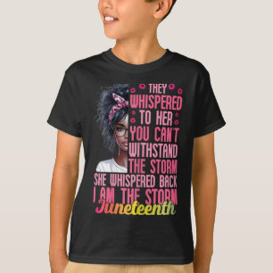 Camiseta Mulher 19 Eu Sou A Tempestade Black Women Junet