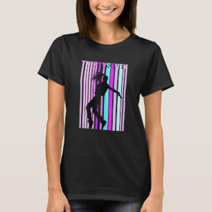 Camiseta Mulher 37 Dança Aniversário Para Meninas Dançarina