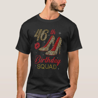 Camiseta Mulher: 46.ª Esquadra de Aniversário Indo 46 Leopa