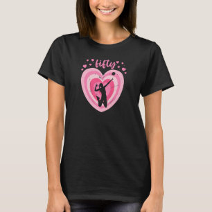 Camiseta Mulher: 50 Anos Garota de Aniversário Cute de Vole