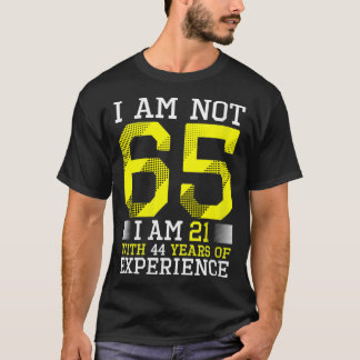 Camiseta Mulher 65º Aniversário Mulher 65 anos Presente VN