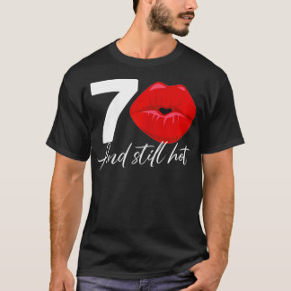 Camiseta Mulher 70 E Ainda Hoje 70 Anos De Aniversário Engr