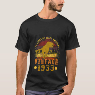 Camiseta Mulher: 89 Anos Sendo Espetacular T Rex Vintage 19