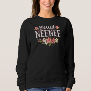 Camiseta Mulher Abençoada Neenee Para Mulheres Floral Mãe M
