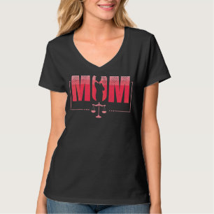Camiseta Mulher Advogada Mãe Lei Ocupação Promotor Mãe