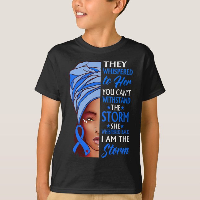 Camiseta Mulher Africana Afro Eu Sou A Tempestade Hydroceph (Frente)
