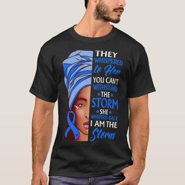 Camiseta Mulher Afro Eu Sou A Consciência Da Tempestade Hid (Frente)