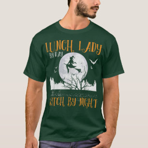 Camiseta Mulher Almoçada Por Bruxa De Noite No Dia Das Brux
