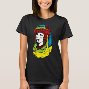 Camiseta Mulher Amazigh Com Tatuagem E Cerveja Tamazight Co