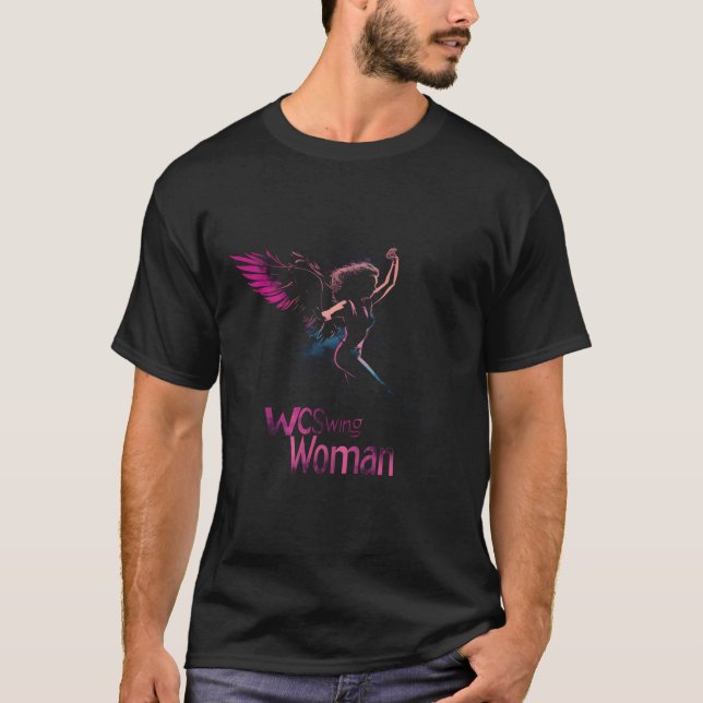 Camiseta Mulher Asa do West Coast Swing (Frente)