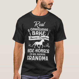 Camiseta Mulher Assar Real Avô Fantástico Avô Ride Ho