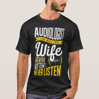 Camiseta Mulher Audiologista Médica de Audiologia legal