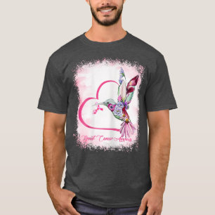 Camiseta Mulher Aves Fita Coração Fita De Girassol Feriment