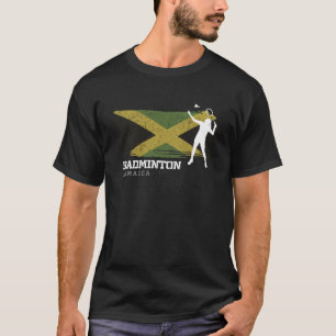 Camiseta Mulher Badminton Jamaica Net Games Jogador Badmint
