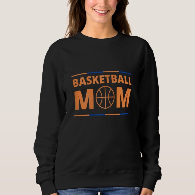 Camiseta Mulher Basquete Mãe Cute (Frente)