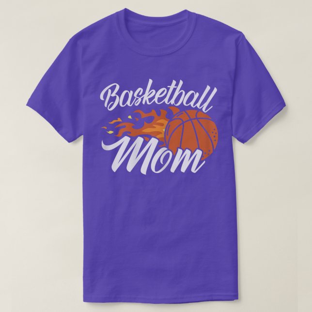 Camiseta Mulher Basquete Mãe Jogadora Hoop Junkie Mães D (Frente do Design)