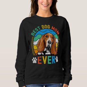 Camiseta Mulher Basset Hound Melhor Cachorro Mãe Alguma Vez