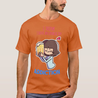 Camiseta Mulher bebendo cerveja