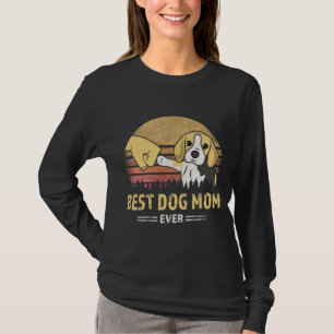 Camiseta Mulher Belo Beagle Mãe Alguma Vez Retro Vintage