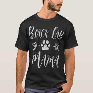 Camiseta Mulher Black Lab Mama Labrador Retriever Lover Fu