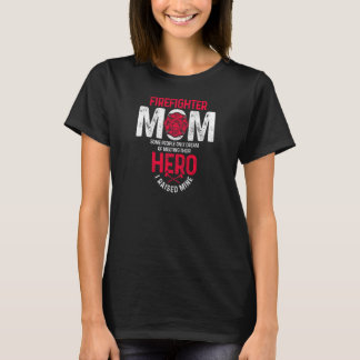 Camiseta Mulher Bombeiro Mãe Dia de as mães Orgulhosa Bombe