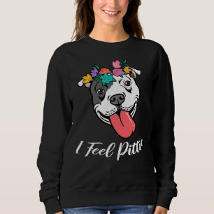 Camiseta Mulher Bonita Pitbull Pit Bull Lover Eu Sinto Pitt