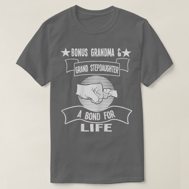 Camiseta Mulher bônus vovó e neta enteada (Frente do Design)