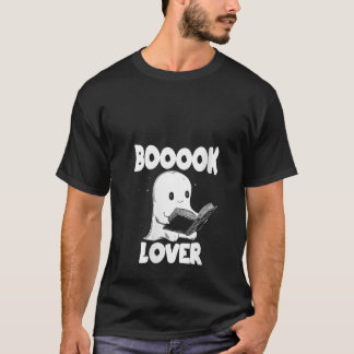 Camiseta Mulher Boook Lover Cute Ghost Bookworm Book