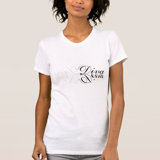 Camiseta Mulher, borboleta branca, galinha (Frente)