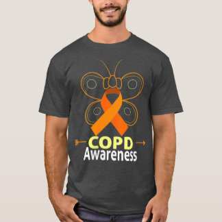 Camiseta Mulher Borboleta Copd Laranja Fita Ópera Conscienc