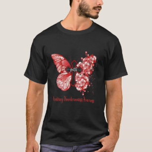 Camiseta Mulher Borgonha Borgonha Fé Hemochr Hereditário