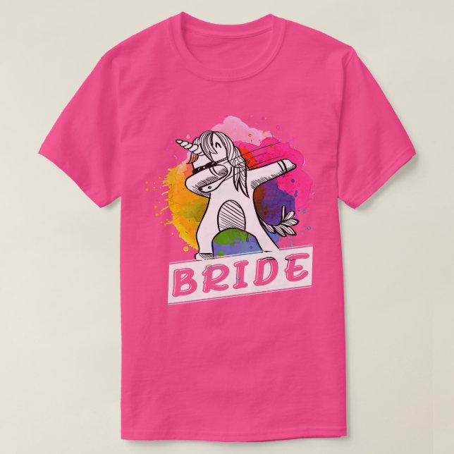 Camiseta Mulher: BRIDE - Mulher: Bachelorette Hen Night Pa (Frente do Design)