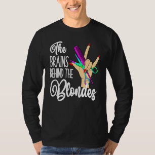 Camiseta Mulher-cabeleireira-cabeleireira, mulher-cabeleire