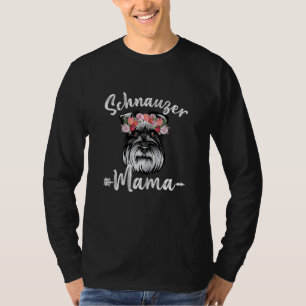 Camiseta Mulher Cachorro Bonito Mãe Dia de as mães Schnauze