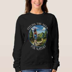 Camiseta Mulher Caminhando um Julgamento sobre Natureza